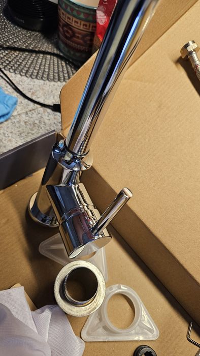 Baterie chiuvetă baie sau bucătărie gât lebădă rotativ 360°