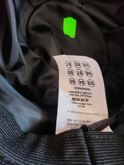 Palarie noua dama 100% lana cloche