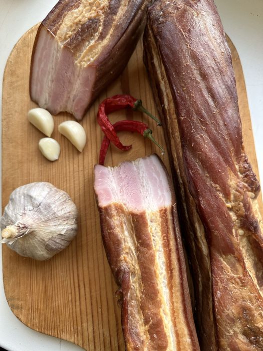 Сало  копченое..