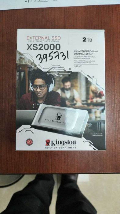 Kingston XS2000 Внешний SSD Накопитель до 2000Мб/с  2 ТВ Янги Каробка