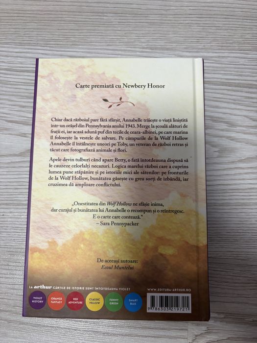 Carte noua “Wolf Hollow”