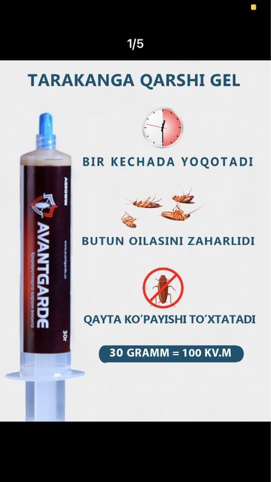 “AVANTGARDE” tarakanga qarshi gel