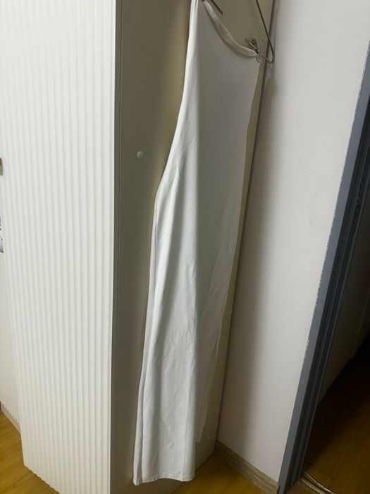 платье белое длинное