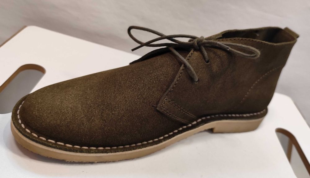 Ghete chukka 43 premium Pier One piele naturala moale verde