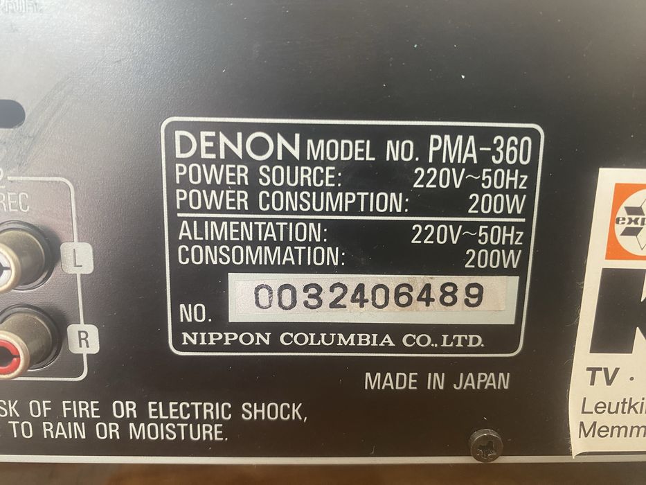Statie / amplificator denon PMA 360