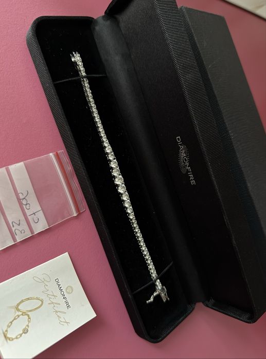 Bratara tennis argint