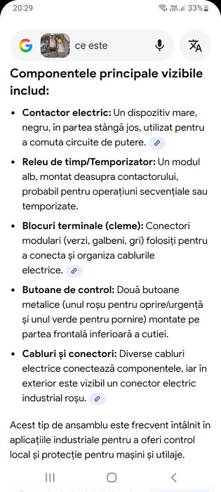 cablu electric contactori releu conectori