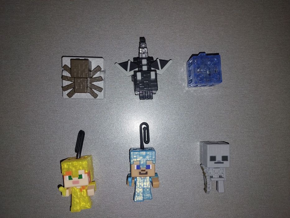 Фигурки minecraft kinder joy (майнкрафт)