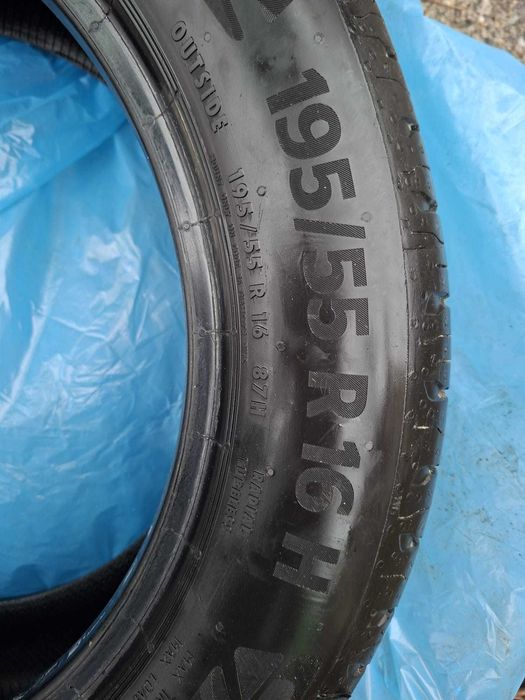 Set 4 Anvelope Vară Continental EcoContact 6 195/55 R16 - DOT 4524
