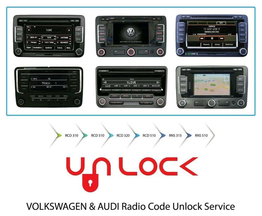 Decodare Casetofon Online / Navigatie AUTO / Cod PIN / SAFE / RNS / VW / Skoda /