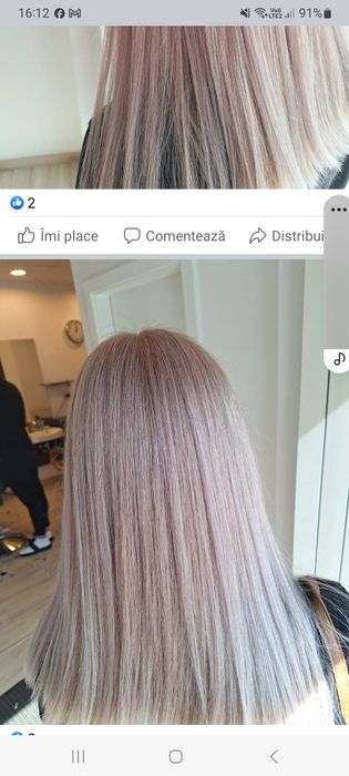 Coafeza la domiciliu ofer servicii de balaiage,vopsit,extensii