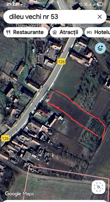 De vanzare teren intravilan Dilleu -Vechi comuna Ogra