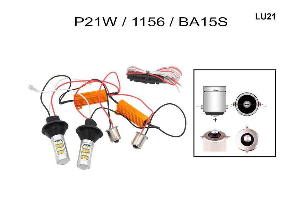 Lumini de zi cu LED și semnalizare - 10W, 12V LED lampi LED becuri
