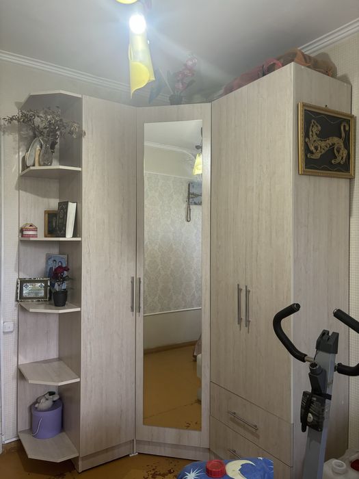 Шкаф угловой, белый