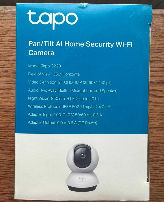 camera supravechere interior tp-link Tapo C220 2K 4MP QHD