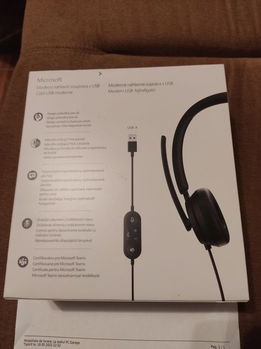 Căști Microsoft Modern USB noi cu garanție