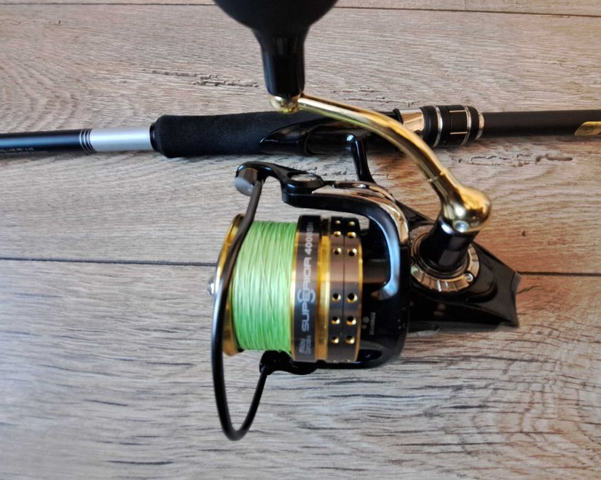 Комплект за морски спининг риболов+калъф.