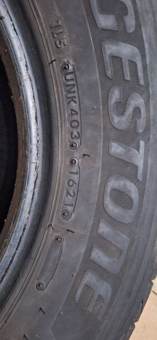 9mm! 2 бр 225 70 15 C Bridgestone duravis 660