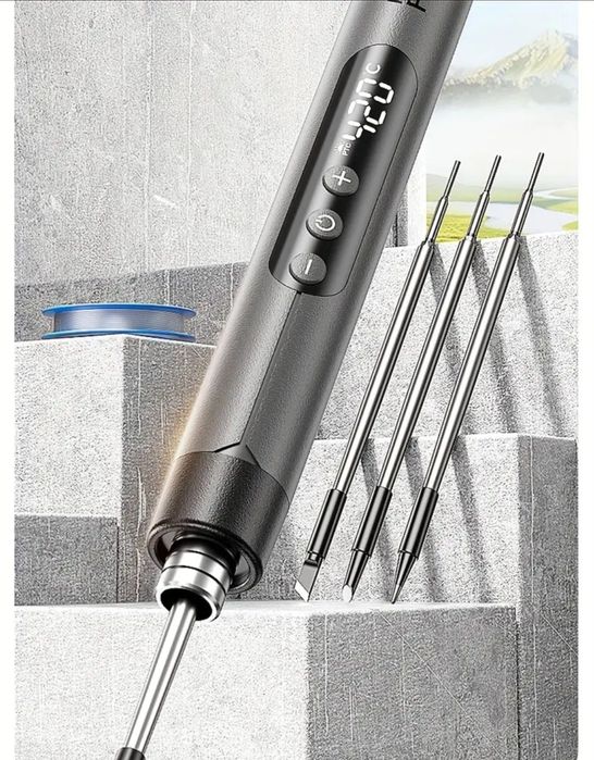 Портативный Паяльник с Цифровым Дисплеем