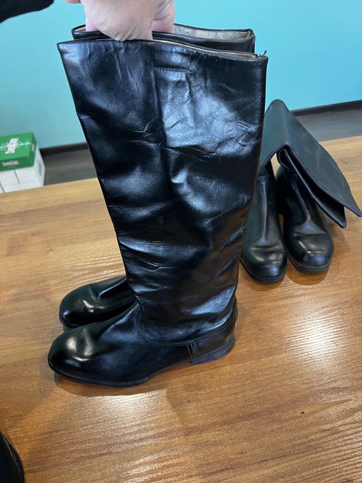 Сапоги кожанные.