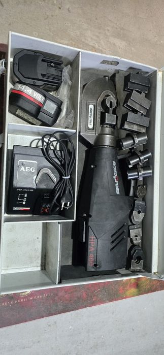 Presa sertizat cabluri electrice papuci electrici novopress klauke