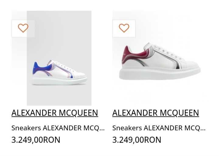 Adidasi Alexander McQueen nr 42 noi