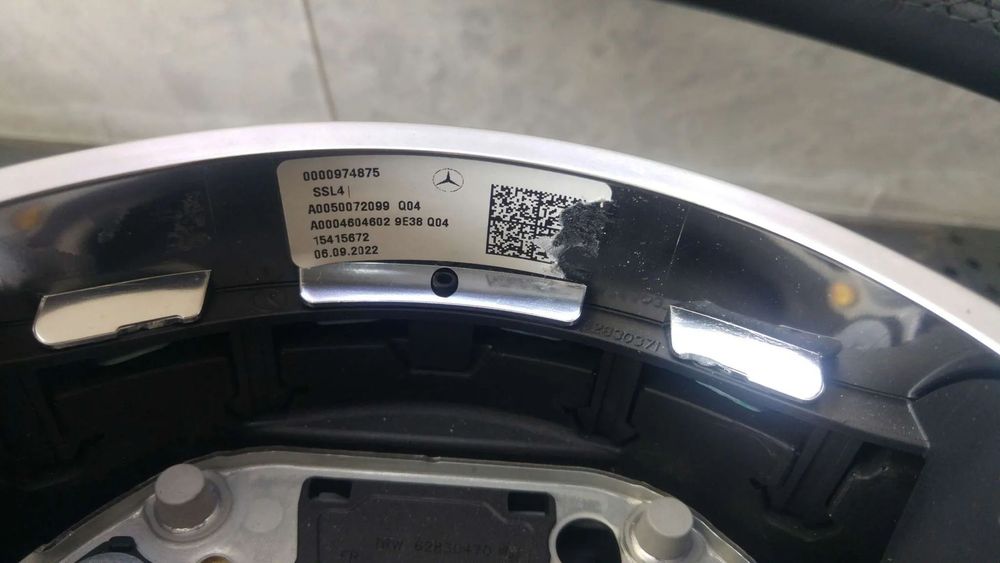 Volan piele in 3 spite cu comenzi si padele mercedes glc c253 coupe 15415672 62830470 a0050072099