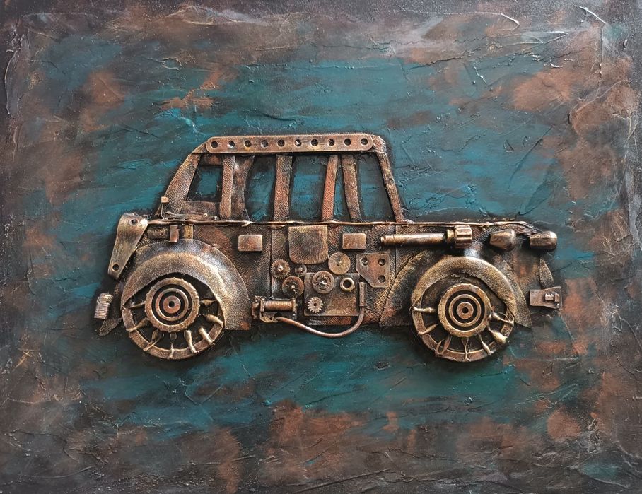 Картины  "Авто" и "Мотоцикл"