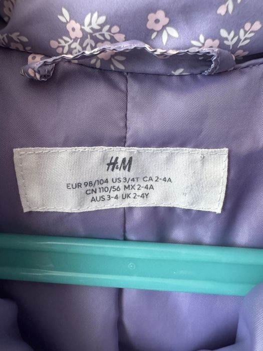 H&M детско яке 98/104 Подарък палто 3 4 години