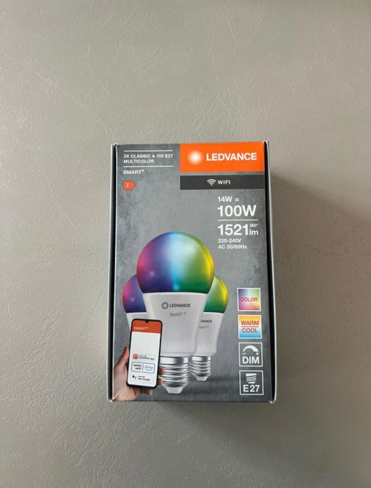 set 3 becuri ledvance E27 smart