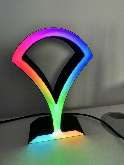 Suport casti RGB (color cu telecomanda) USB