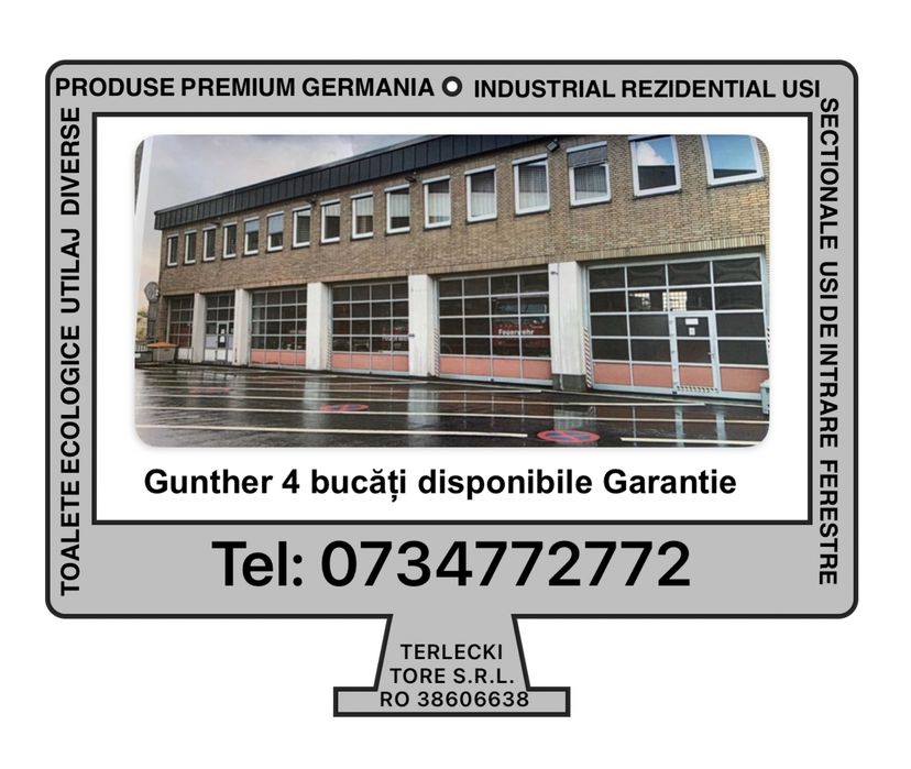 USA SECTIONALA INDUSTRIALA hala garaj H 350 x L 450 Gunther