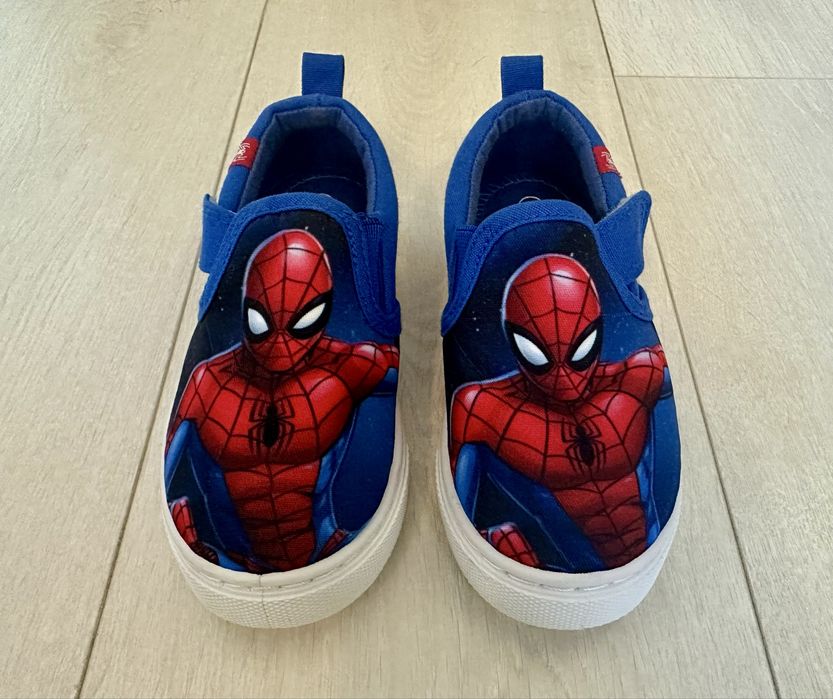 Teniși slip on pt. băieți, imprimeu Spiderman, SMYK, mărimea 26, Noi