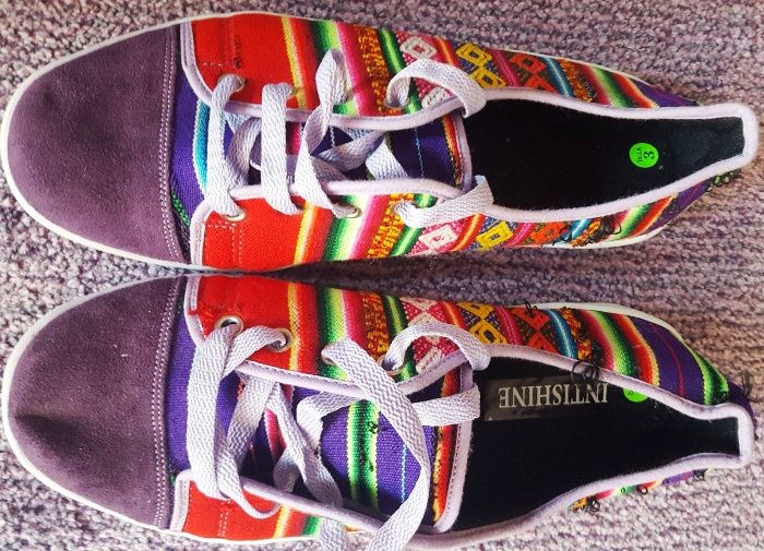 Tenisi hippy model peruan, adusi din Peru, noi, marimea 42-42.5