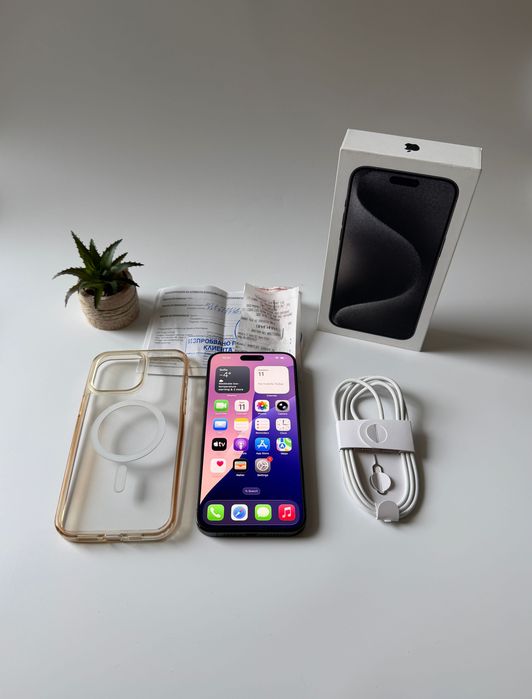 iPhone 15 Pro Max 256 Gb Black Titanium 100% Батерия