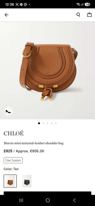 Chloe Marci мини-сумка c регулируемым ремешком