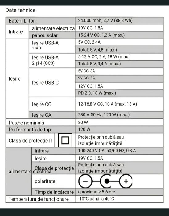 Vând powerbank ReVolt zx-3016-675