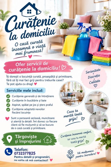 Curățenie la domiciliu