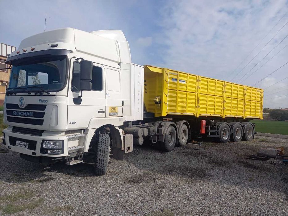 Shacman F3000 зерновоз прицепи билан сотилади