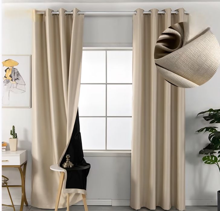 Set 2 draperii opace Dimensiuni 140×260cm/ bucata