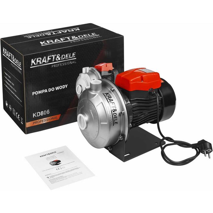 Pompa de apa pentru gradini, 80l/min, 800W, 1.25", Kraft
