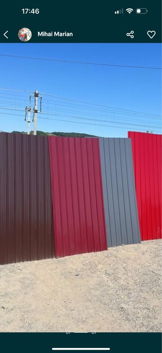 Tablă import Polonia preț 16lei buc