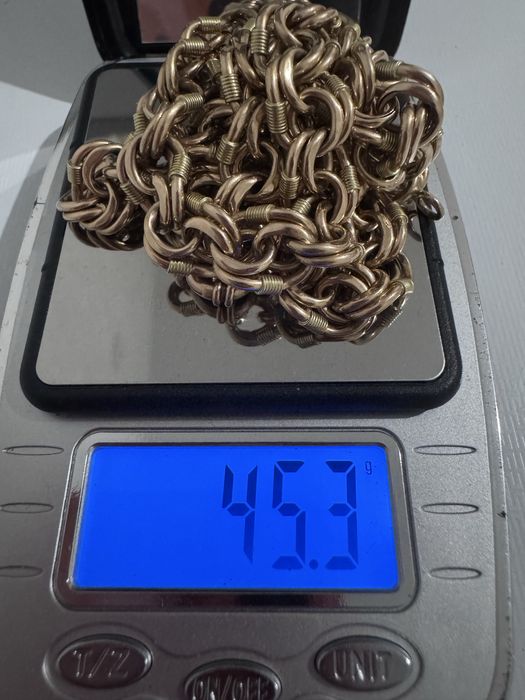 Цепь золотая массивная