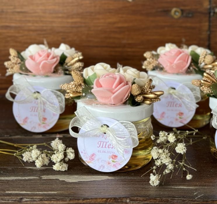 Подаръци за гости - сватба, кръщене, погача, рожден ден, юбилей, бал