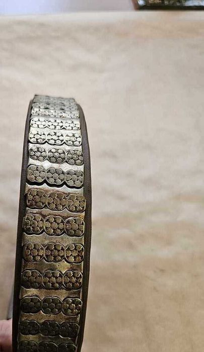 Възрожденски български етнографски колан сачан сребро