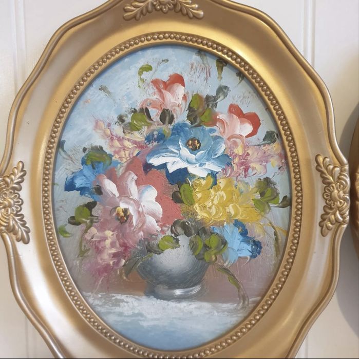 Set tablouri pictate manual pe panza in ulei