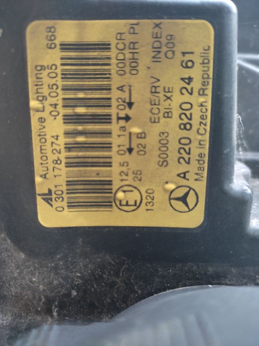 Far stanga xenon Mercedes S Class W220