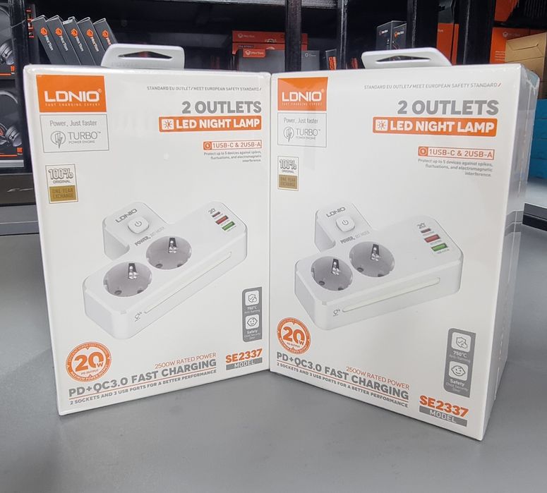 Удлинитель сетевой SE2337 USB LDNIO