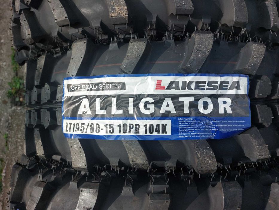 4бр.НОВИ гуми за кал ALLIGATOR 195/80/15 DOT2221-ЦЕНАТА Е ЗА БРОЙ