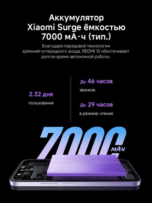 Продам Xiaomi Redmi 15 Midnight Black